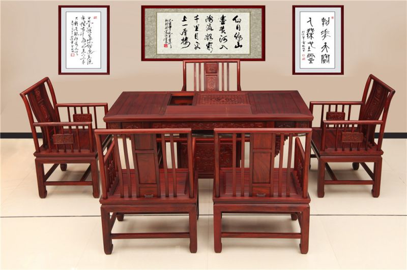 梳背椅茶台
